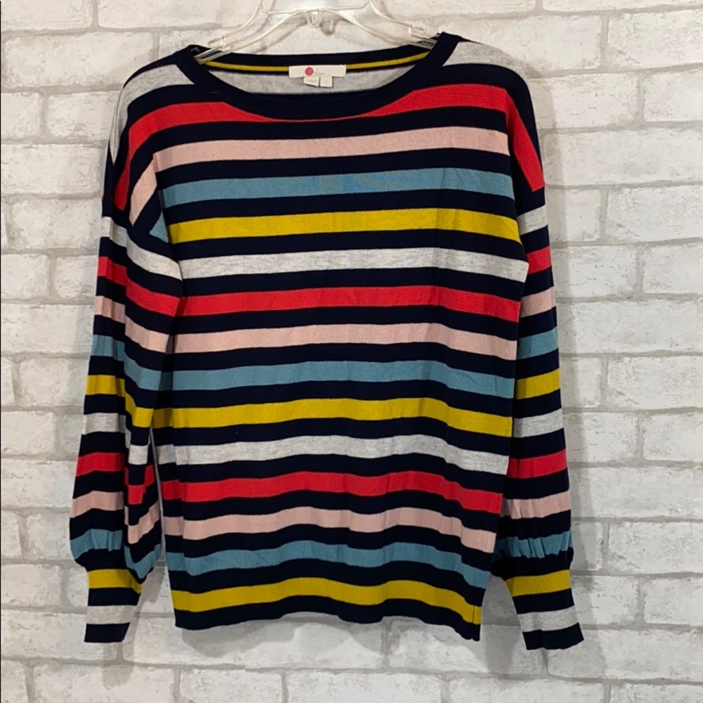 Boden stripe wool blend pullover sweater small - Picture 3 of 12